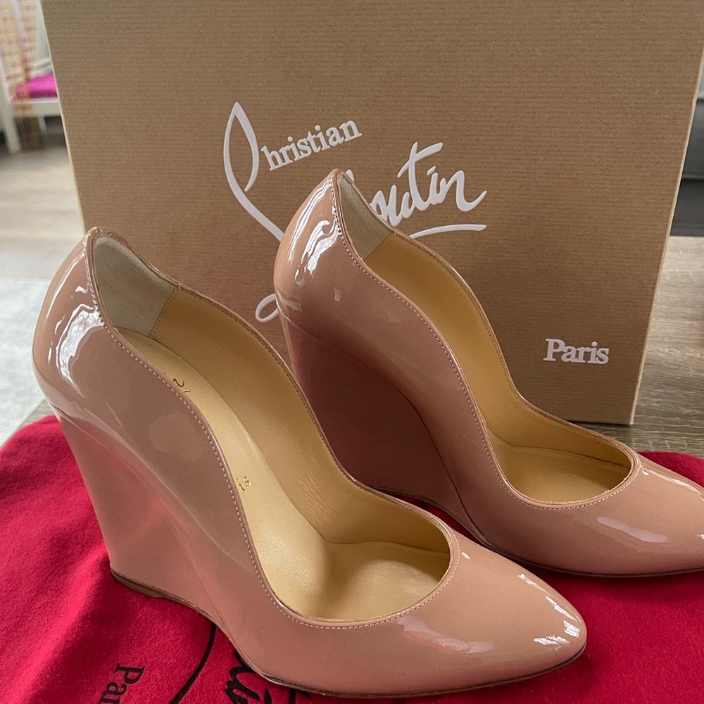 NWT Louboutin Tanja 100 Panten